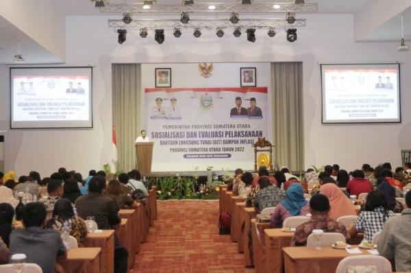 Sekdaprov Buka Sosialisasi dan Evaluasi Pelaksanaan BLT Pemprov Siapkan Bantuan untuk 30.672 Penerima Manfaat di Sumut